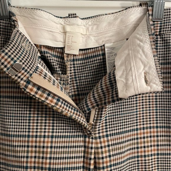 Plaid ankle cut trousers - Picture 4 of 6